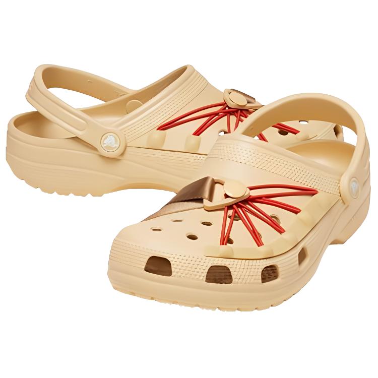 Crocs Клоги унисекс коричнево-красные, цвет Brown Red — фото 4