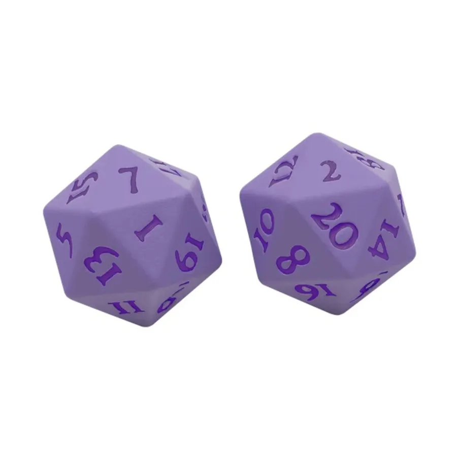 

d20 Яркий хэви-метал — фиолетовый (2), Dice (Ultra Pro)