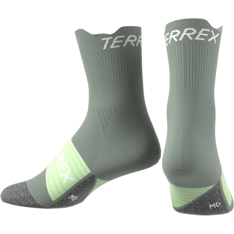 Носки terrex heat.rdy trail running agravic crew Adidas, цвет silgrn — фото 3