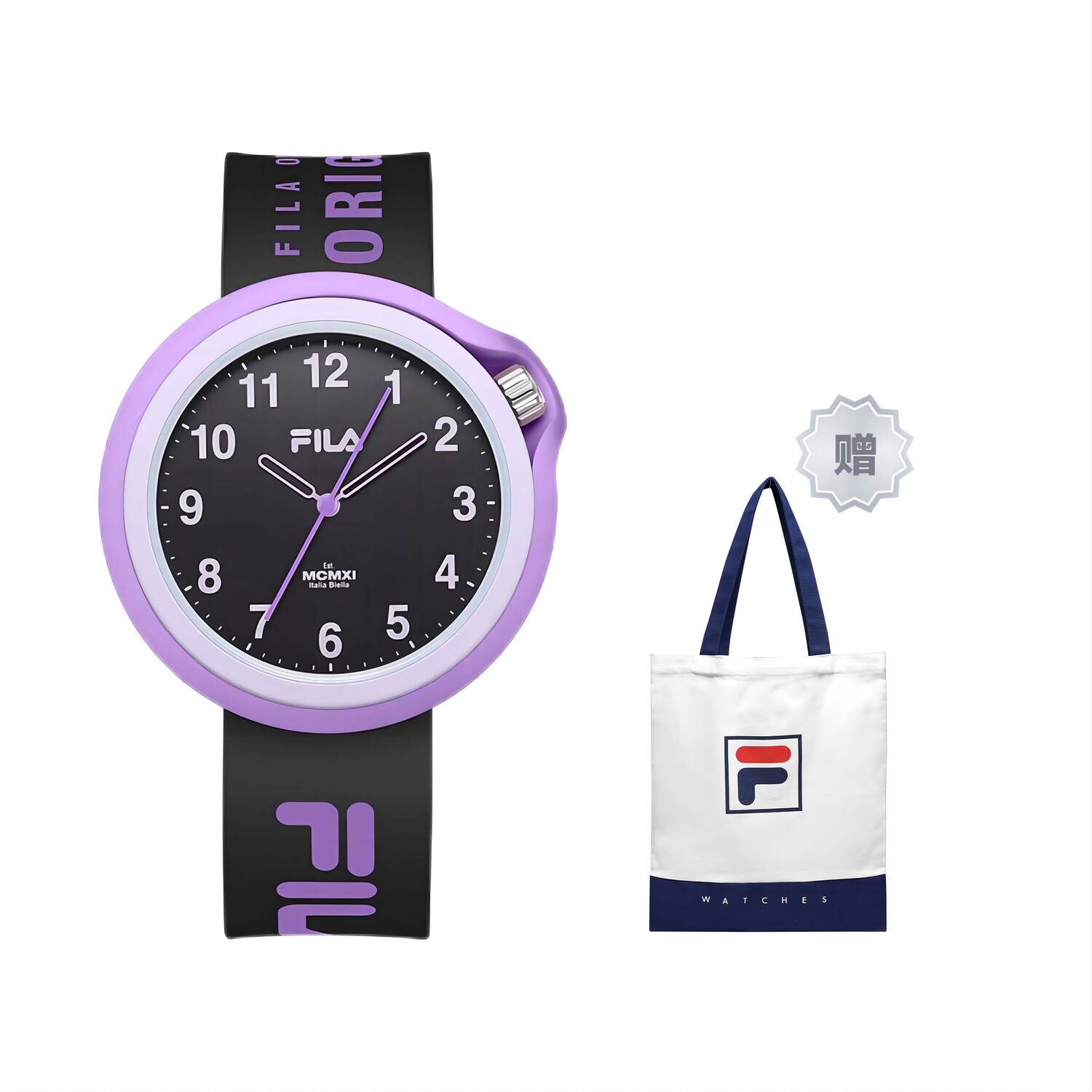 

FILA Часы European And American Watch Quartz Movement Black Dial Women's Watch, 6035-020