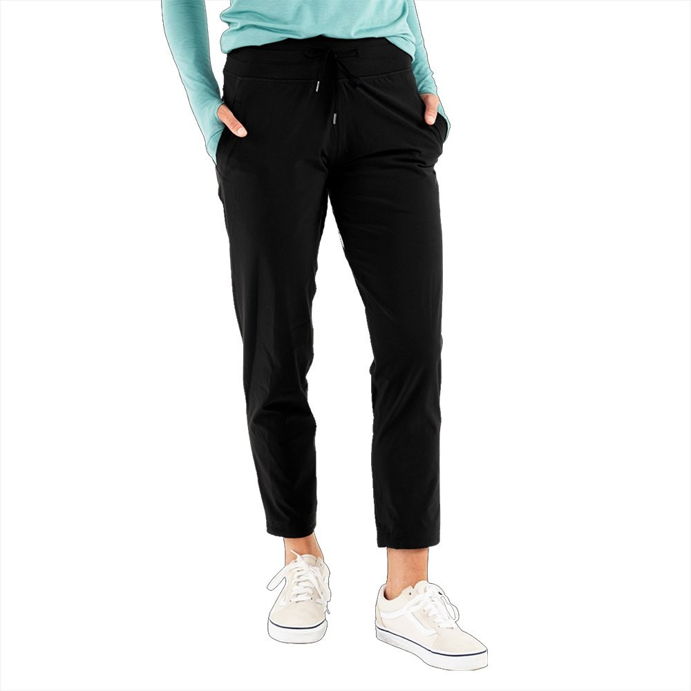 

Укороченные брюки Free Fly Breeze (женские), Black