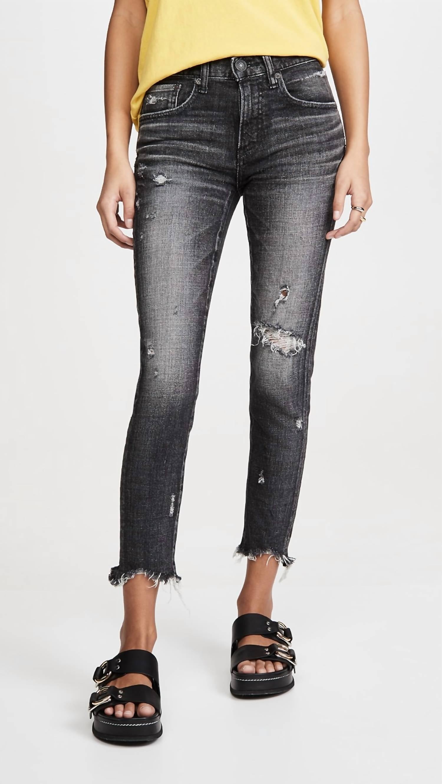

Узкие джинсы Glendele черного цвета Moussy
