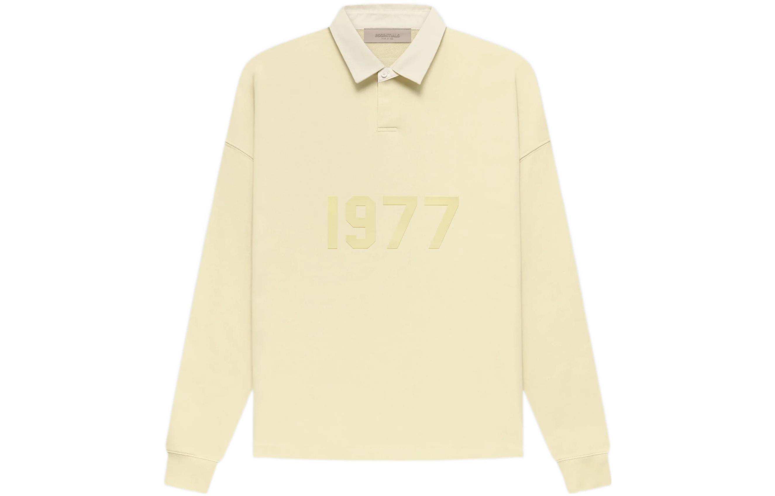 Футболка поло мужская канареечно-желтая FW22 Fear Of God Essentials — фото 2