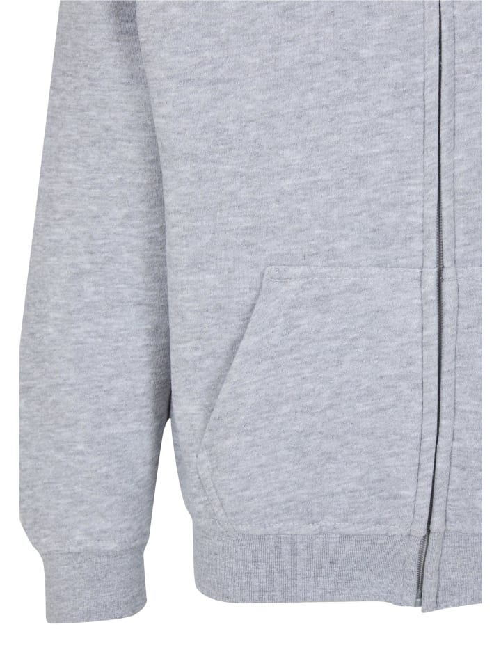 Толстовка на молнии Urban Classics в цвете меланжевый серый Urban Classics — фото 3