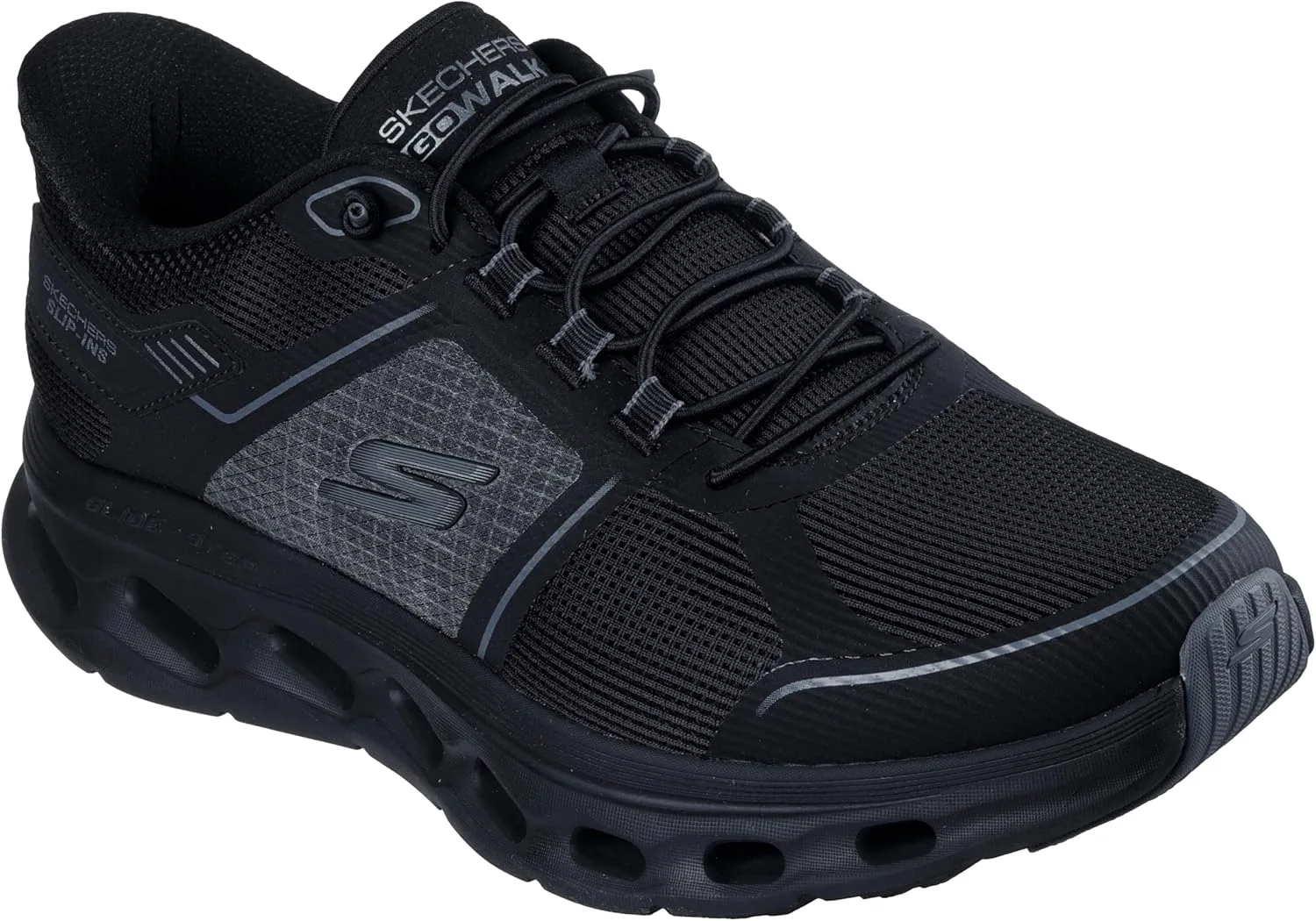 Мужские кроссовки Skechers Go Walk Glide Step 2.0 Zalor Hands Free, черный