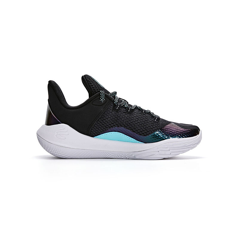 Баскетбольные кроссовки Curry 11 Kids GS Low-top Under Armour, черный/белый — фото 3