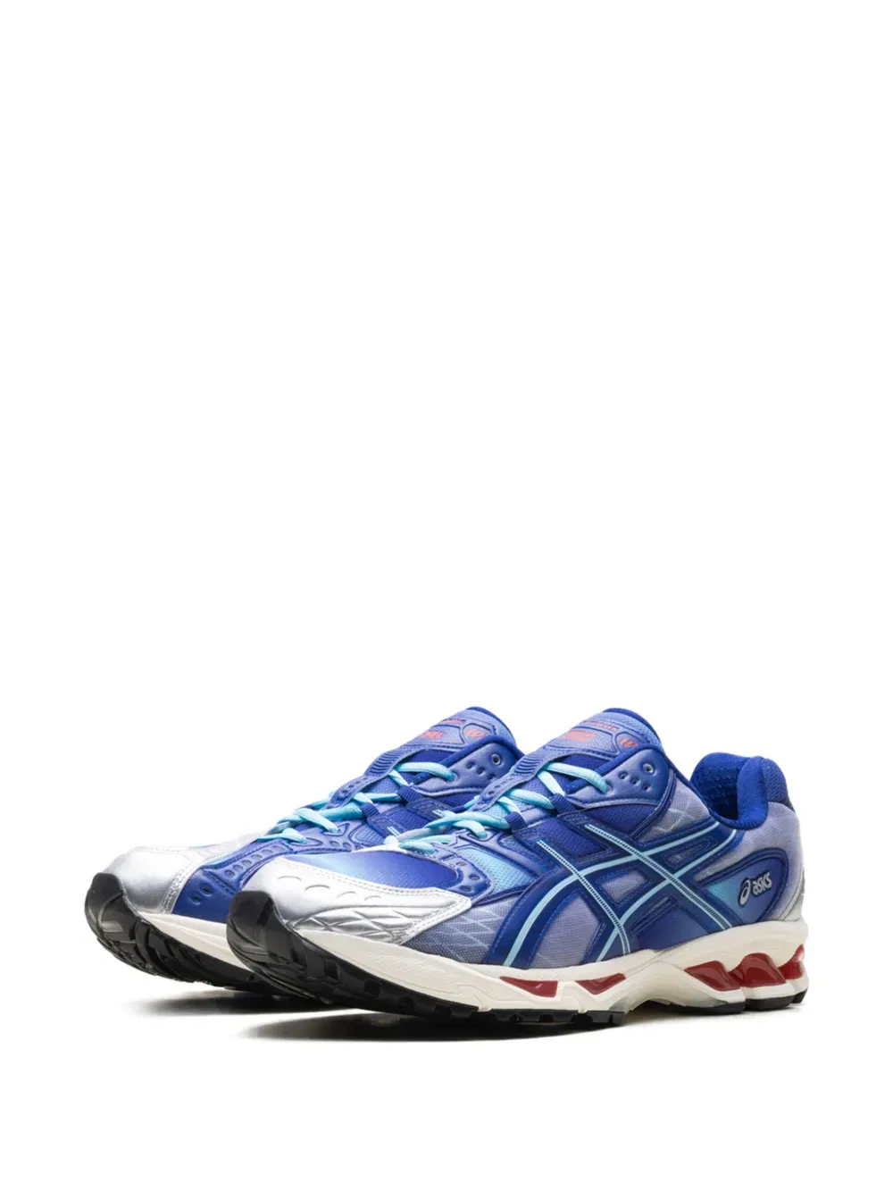 Кроссовки Gel-nimbus 10.1 Iron Man vs. из коллаборации с KITH кроссовки Mega Man Double Box Asics, синий — фото 2