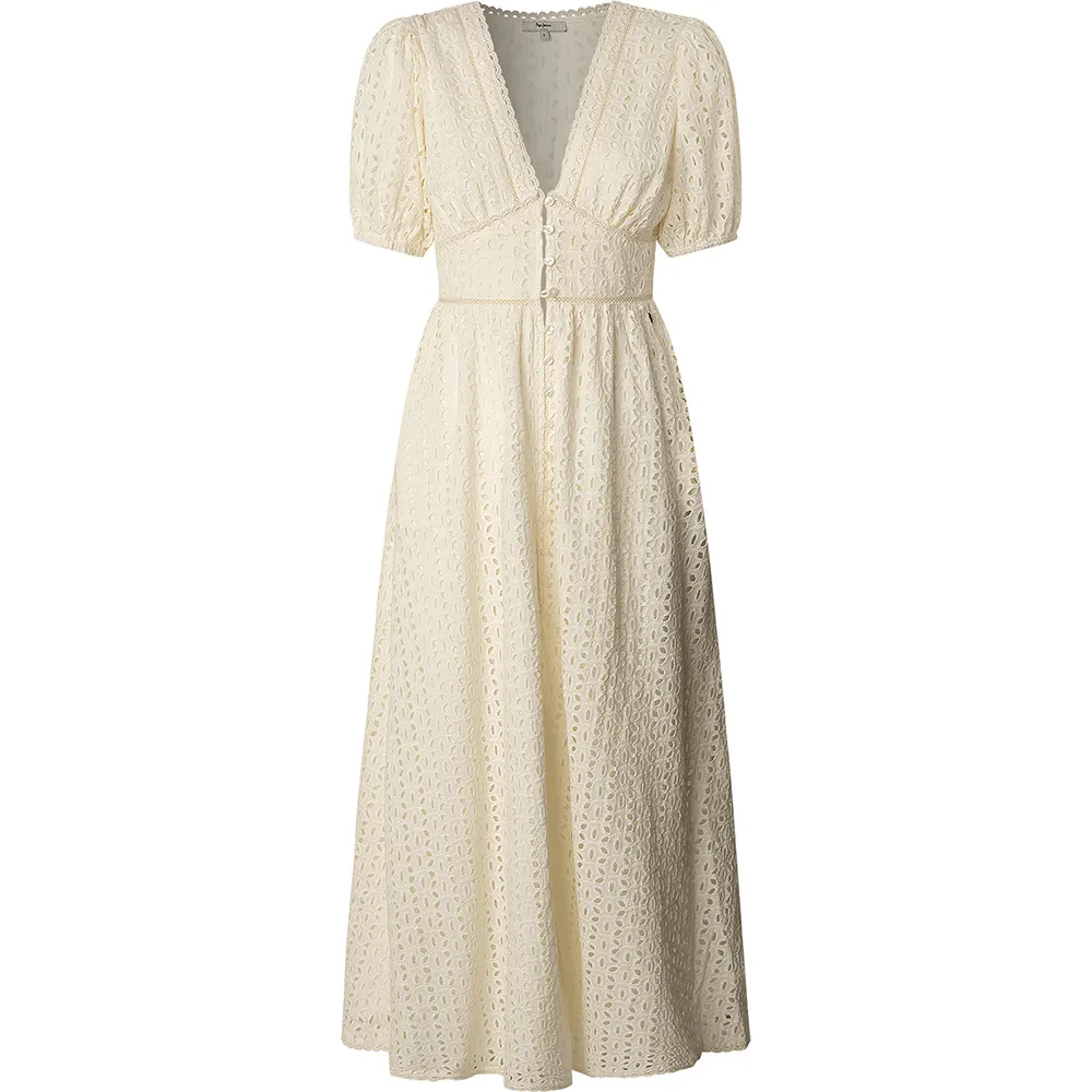 

Платье Pepe Jeans Oprah short sleeve long, бежевый