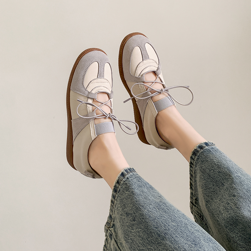 Echo&yolo Женские повседневные туфли-лодочки серебристо-серые, цвет Silver Gray — фото 4