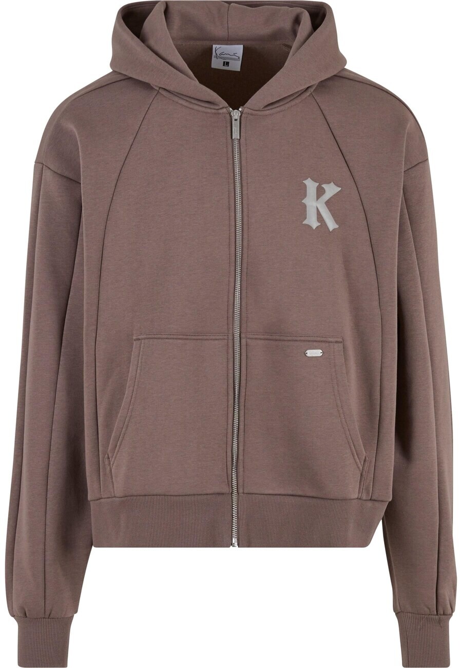 

Толстовка с капюшоном на молнии Karl Kani Zip-Up Hoodie, коричневый