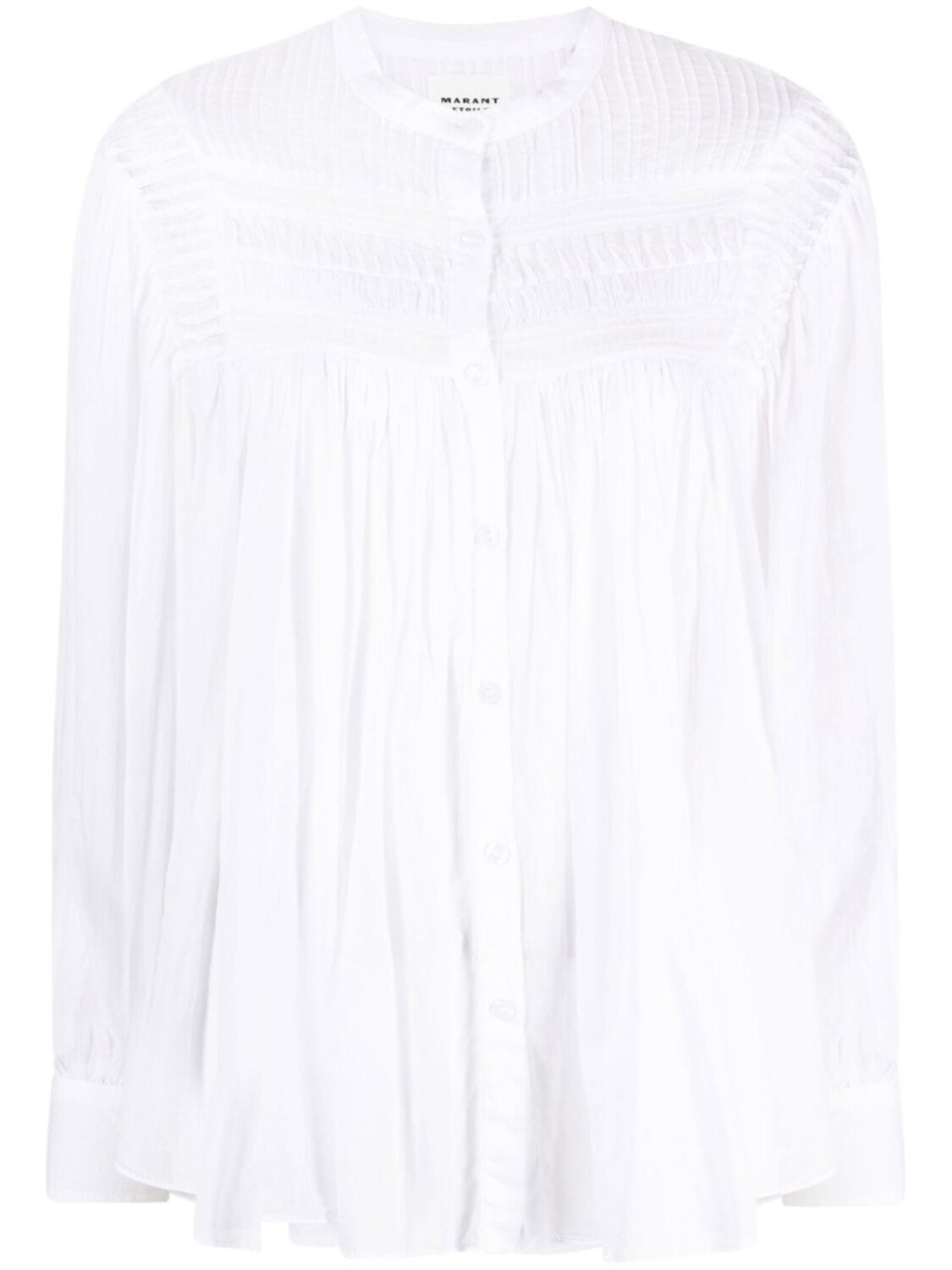 

Marant Étoile рубашка с воротником-стойкой, белый