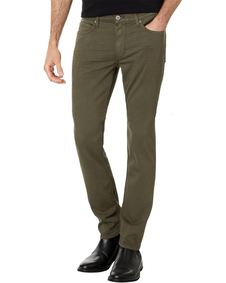 

Брюки Paige Lennox Transcend Slim Fit Pants, цвет Aged Moss