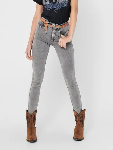 

Only джинсы скинни "ONLROYAL HW SK JEANS BJ", серый