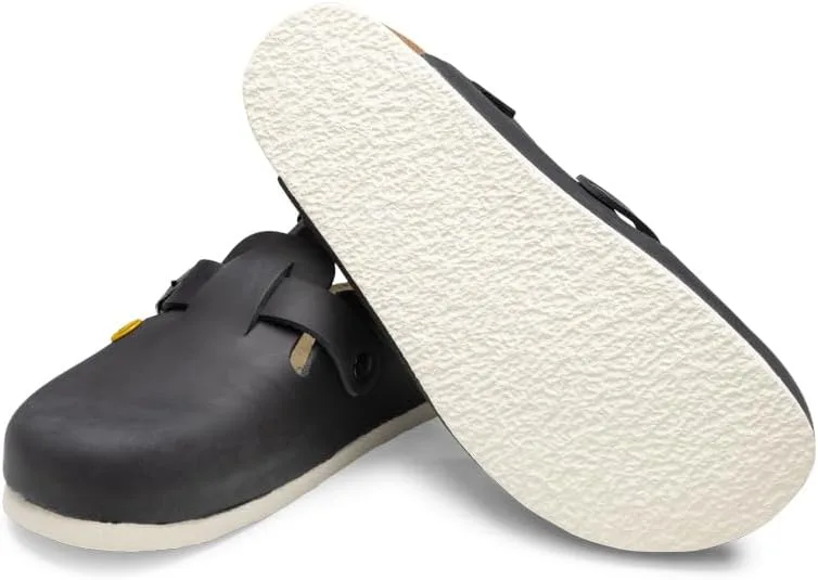 VITAFORM Сабо Arbeitsschuhe - ESD Сабо для Damen und Herren - Naturkork Fußbett Eva-Sohle - Damen Schuhe Gesundheit, черный — фото 3