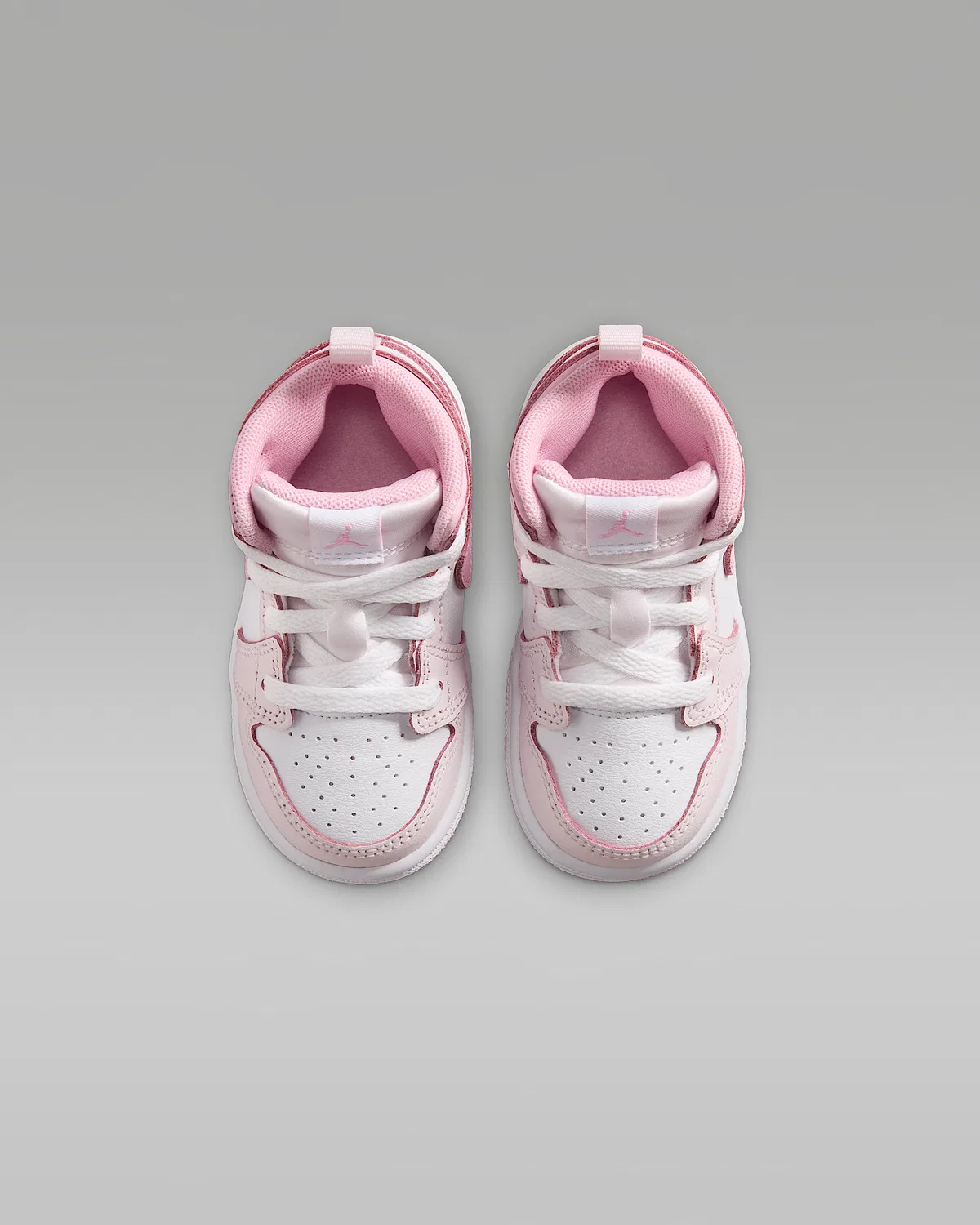 Кроссовки Jordan 1 Mid для малышей, Pearl Pink/White/Medium Soft Pink — фото 4