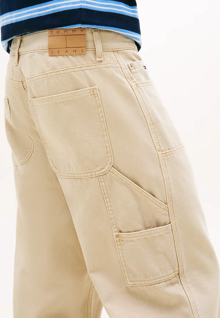 Брюки карго из твила, Jaimie Twill Carpenter, Tommy Jeans Tommy Hilfiger, глинянный — фото 4