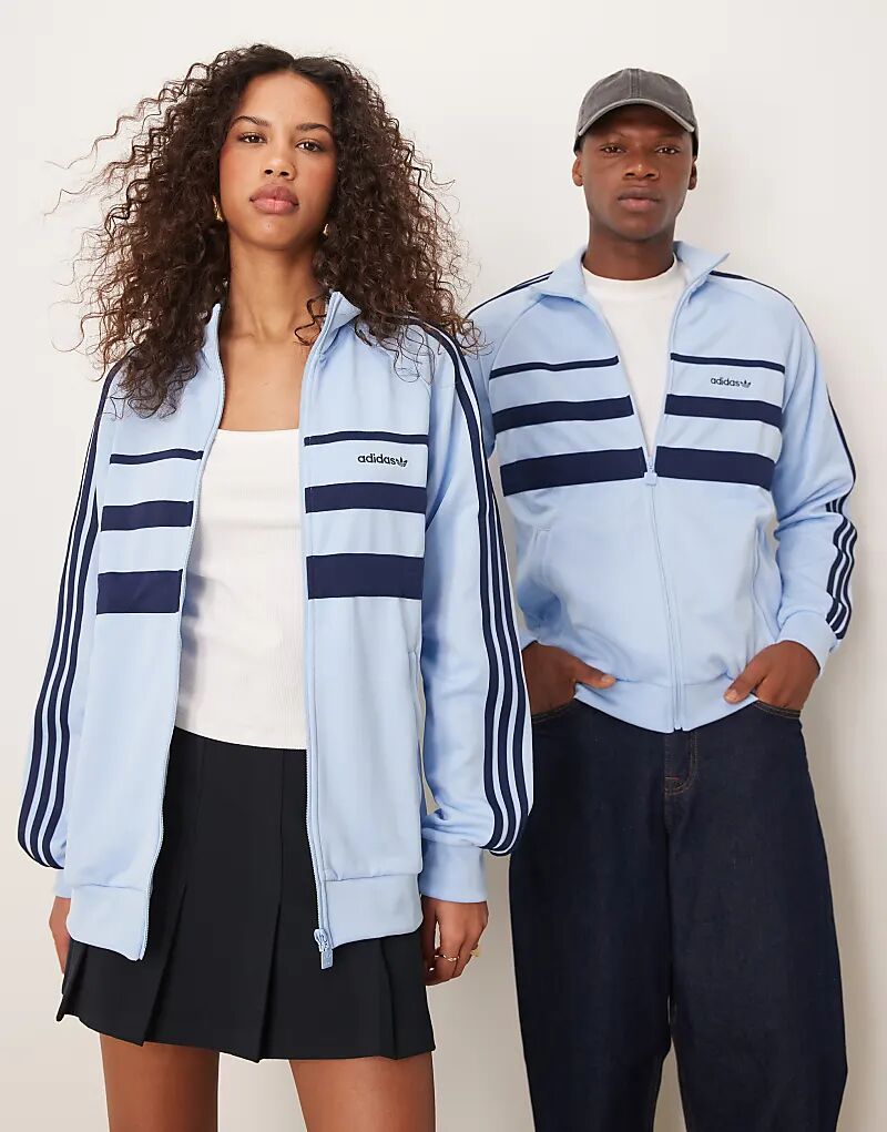 

Спортивный топ adidas Originals The First синего цвета