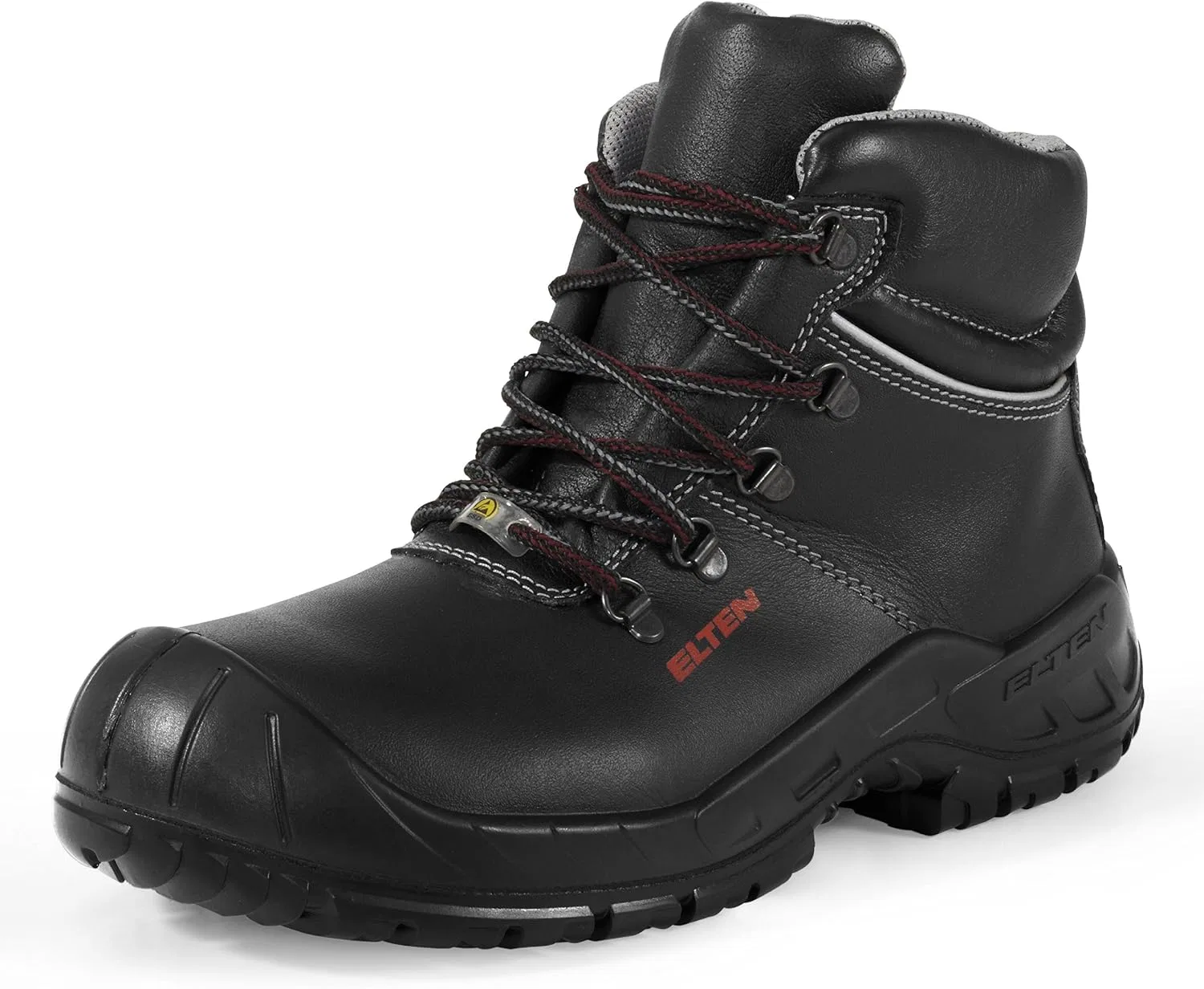 Мужские защитные ботинки на шнуровке ELTEN Renzo Mid Esd S3-765841 Rento Mid ESD S3 Размер 36, Black
