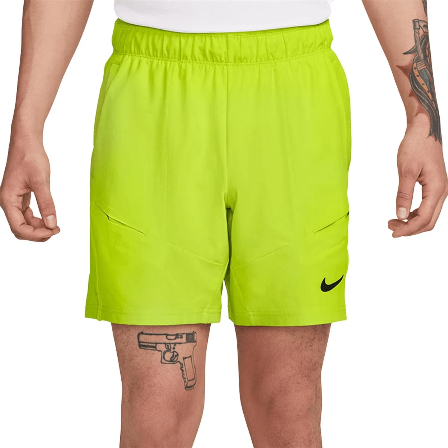 Шорты Nike Court Advantage 7 дюймов, Volt