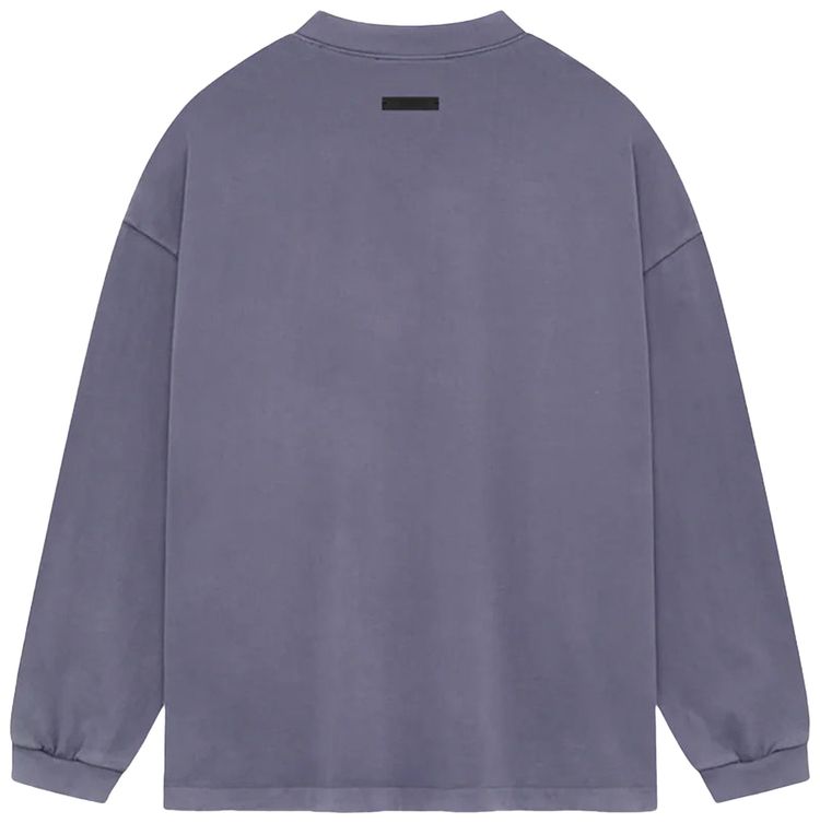 Футболка Fear of God Essentials Heavy Long-Sleeve Tee 'Lavender', фиолетовый — фото 2