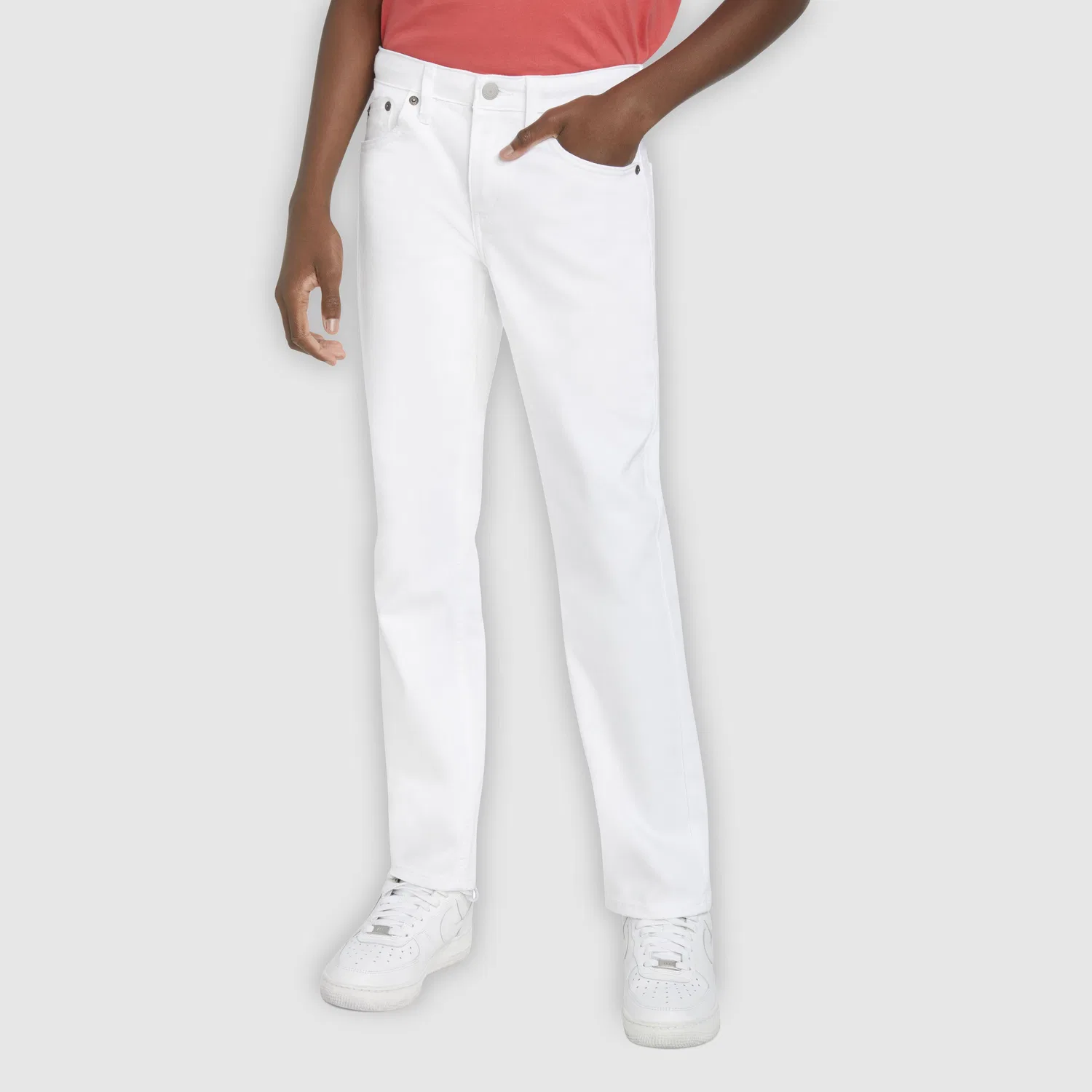 Джинсы 511 Slim Fit Eco Performance для мальчиков 8-20 лет Levi's, White — фото 2