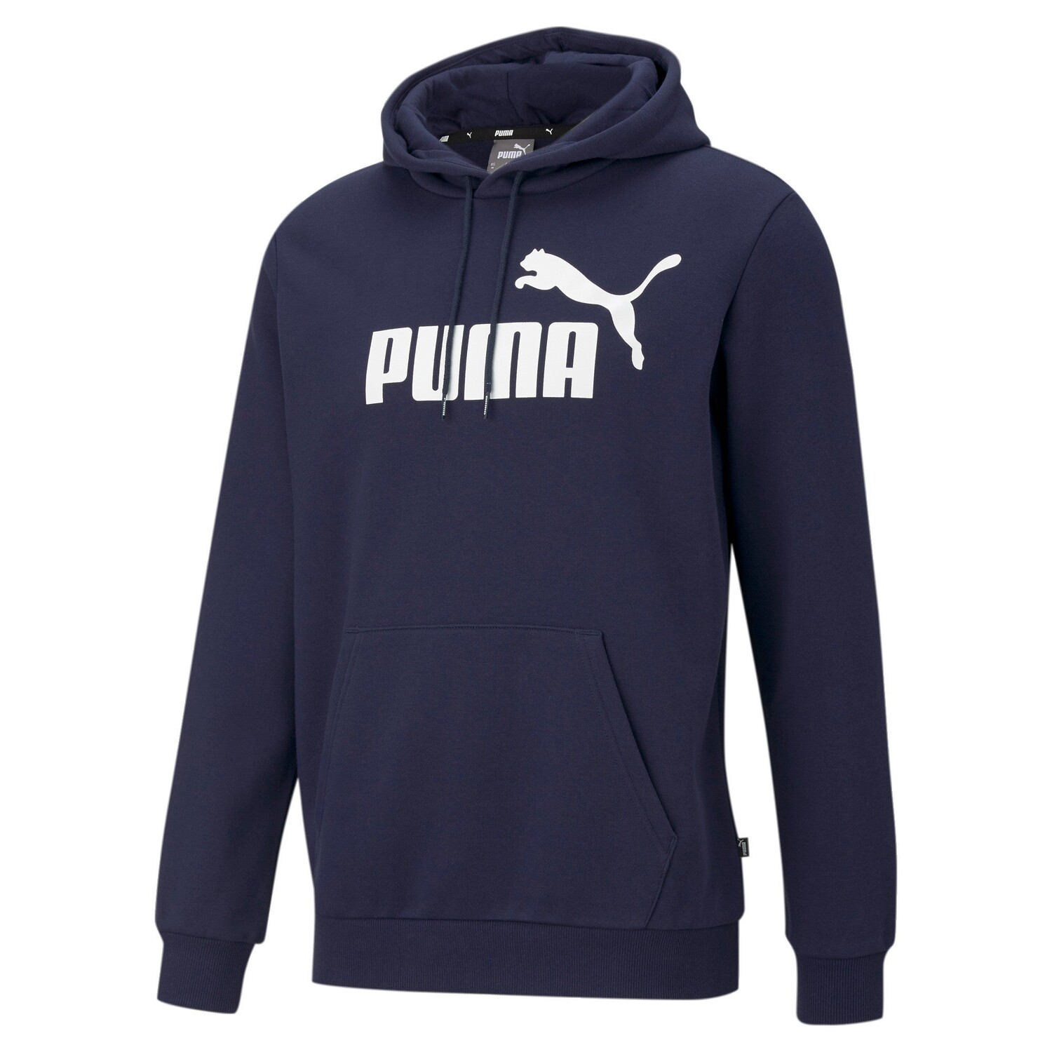 

Мужская толстовка с большим логотипом PUMA Essentials, цвет Peacoat