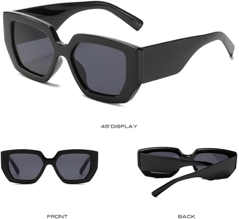 

Солнцезащитные очки UV400 – разноцветные, в стиле панк, большого размера, для женщин и мужчин, для бега и занятий спортом на открытом воздухе UYPTK, C1black-black