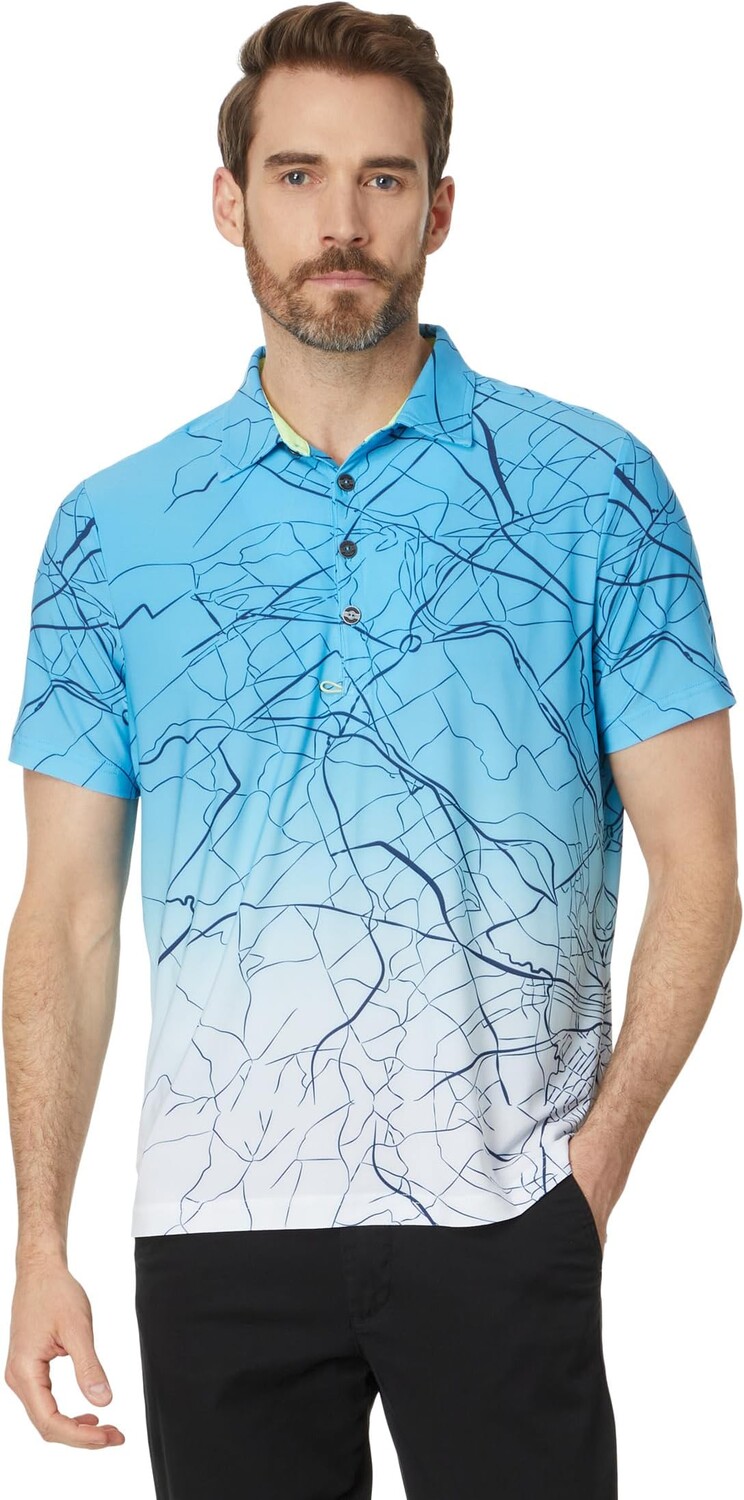 

Поло Jamie Sadock Runaway Short Sleeve Polo, цвет Orion