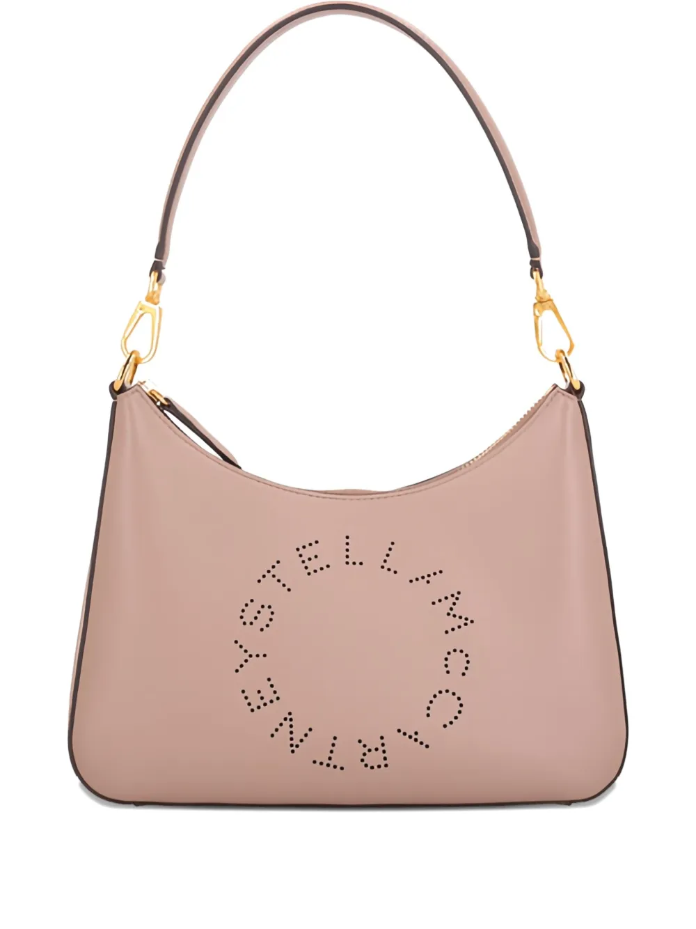 Небольшая сумка через плечо с вырезанным логотипом Stella Mccartney, нейтральный