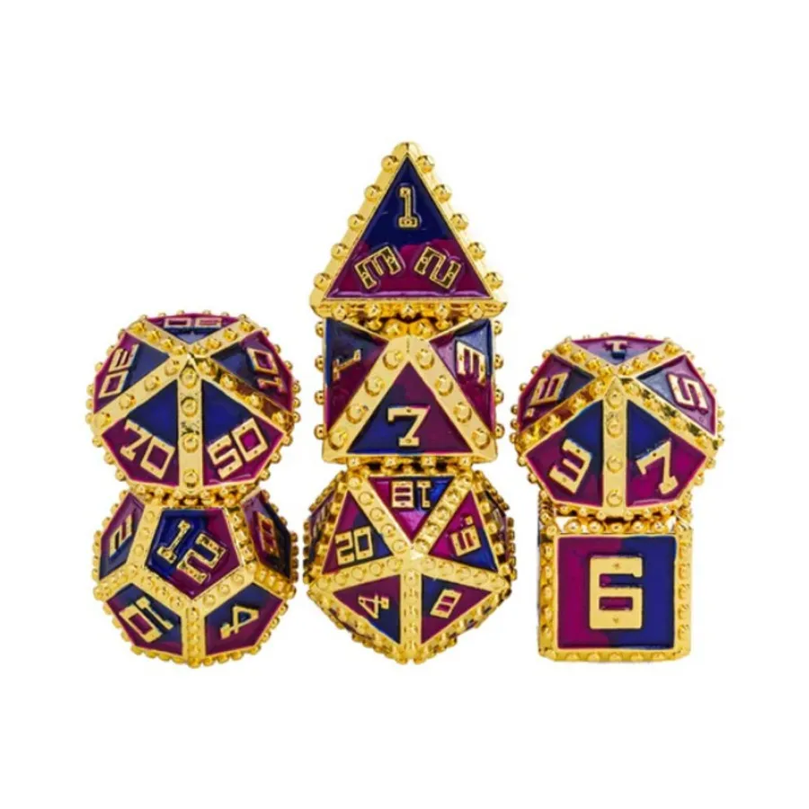 

Поликомплект королевской бригантинной брони (7), Dice Sets - Metal - Brigandine