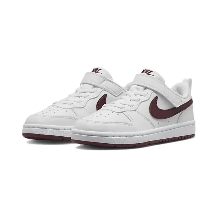 Кроссовки Nike Court Borough Kids Skateboarding Shoes PS Low-top White, белый — фото 3