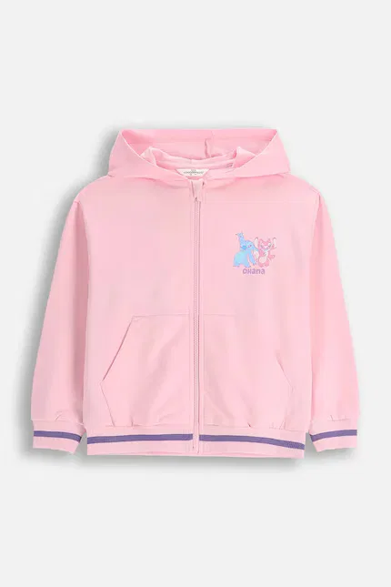 Детская блуза с капюшоном Lilo и Stitch Coccodrillo, фиолетовый