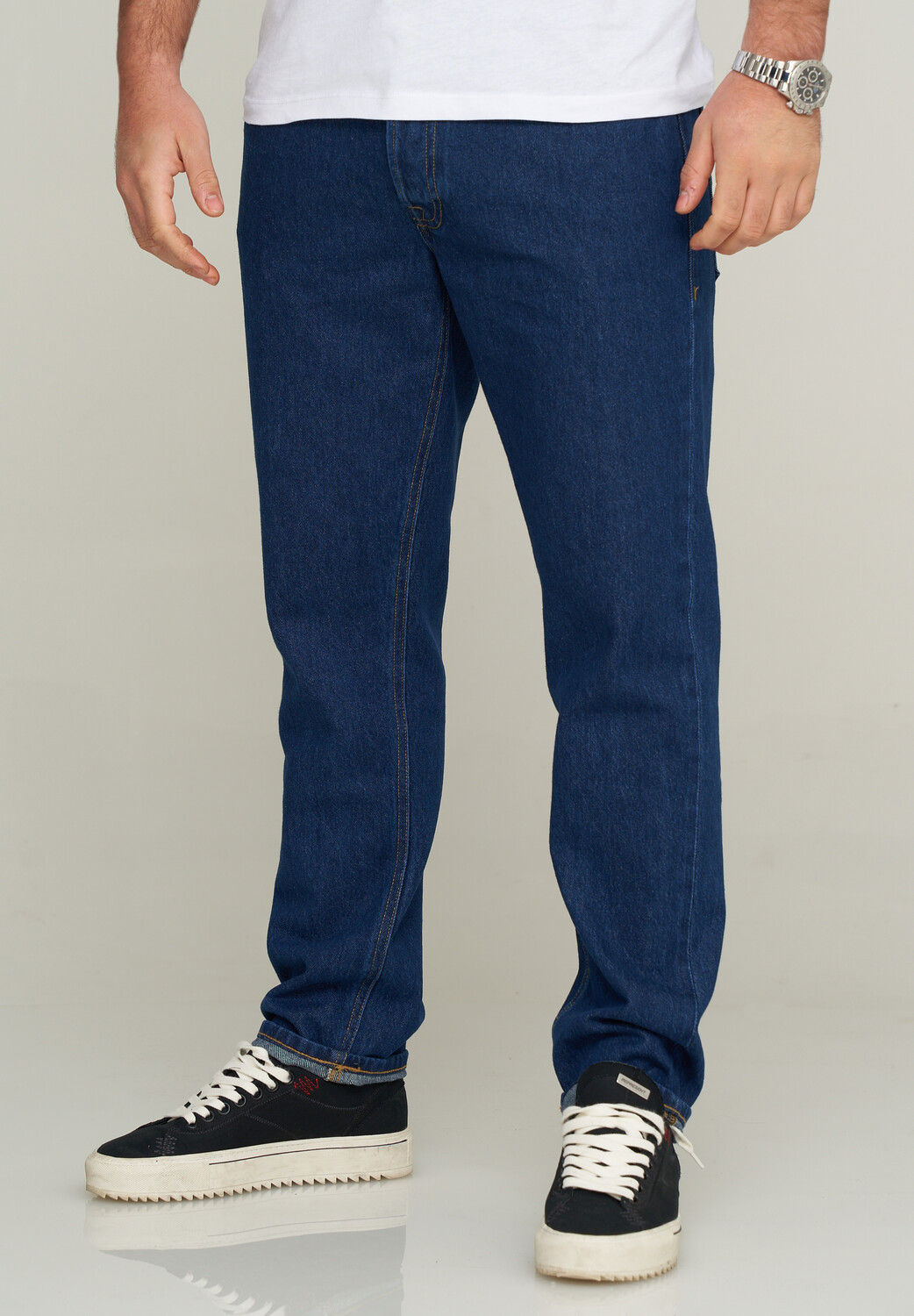 

Джинсы Jack & Jones Straight Leg JJIMIKE JJARIS, цвет Dark Blue Denim