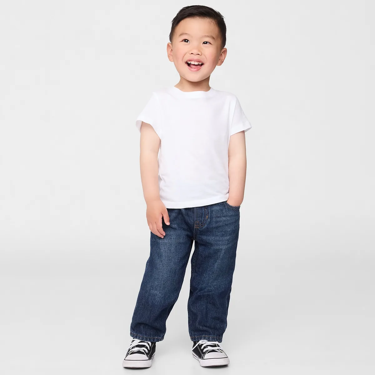 Джинсы для детей 3-7 лет GAP, Dark Color Washed — фото 3