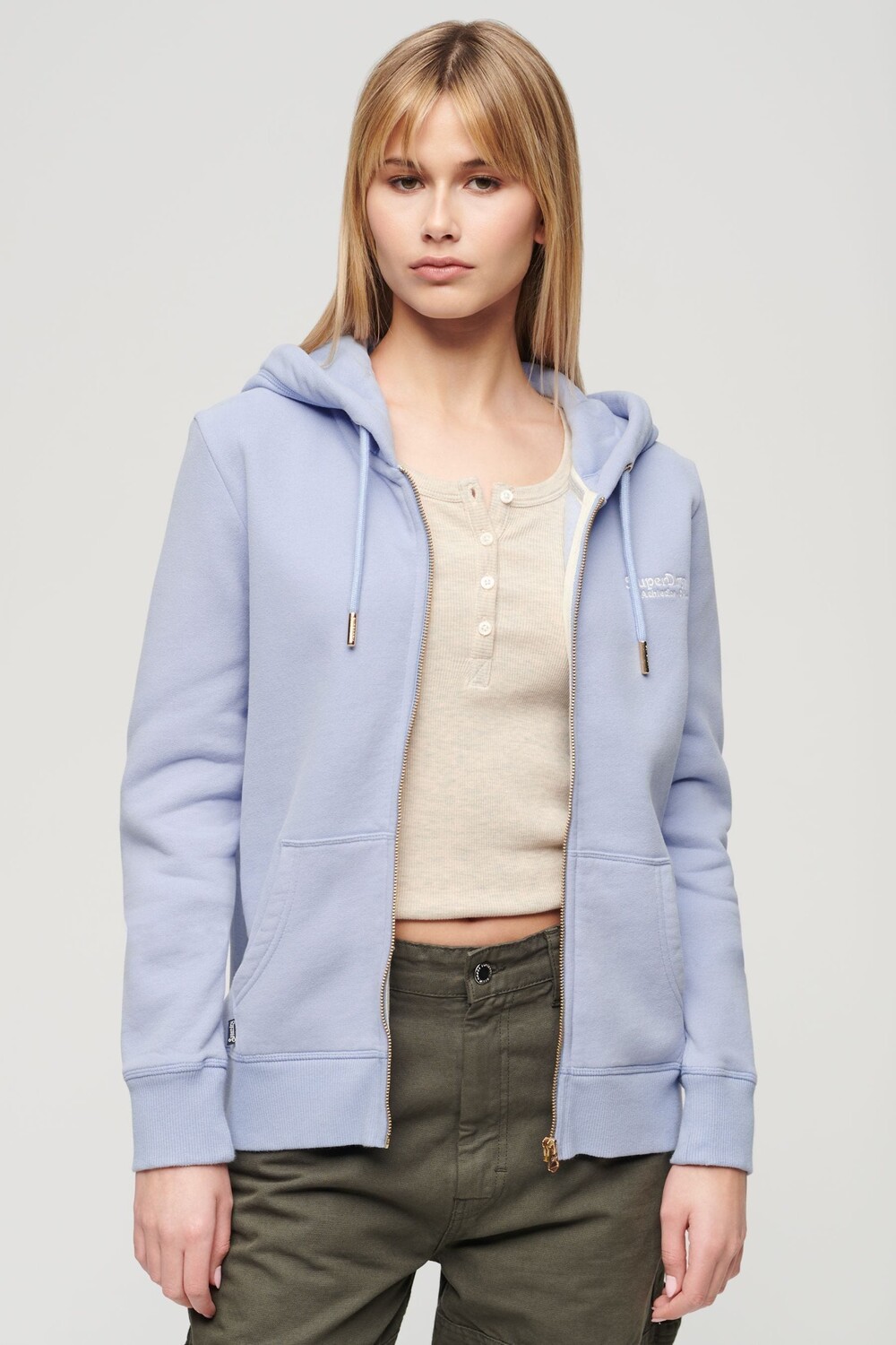 

Толстовка Essential с логотипом Superdry, синий