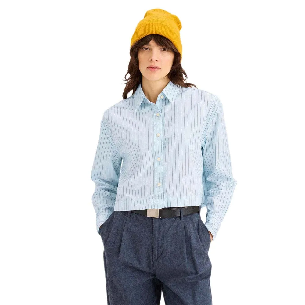 

Рубашка с длинным рукавом Dockers Cropped, синий