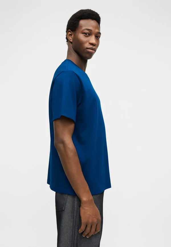 Эластичная нано-футболка, базовая футболка Calvin Klein, Blue Majesty — фото 4