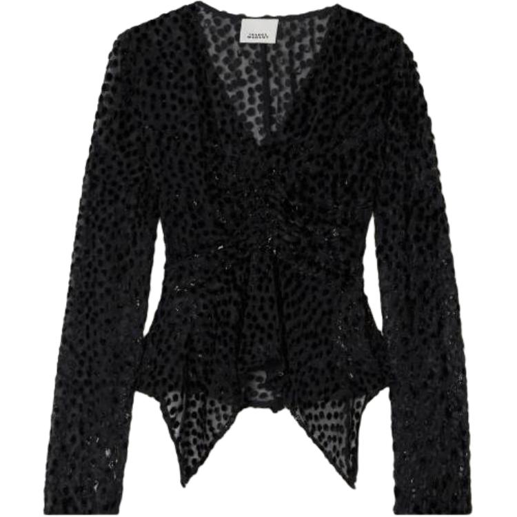 

ISABEL MARANT Женская черная футболка