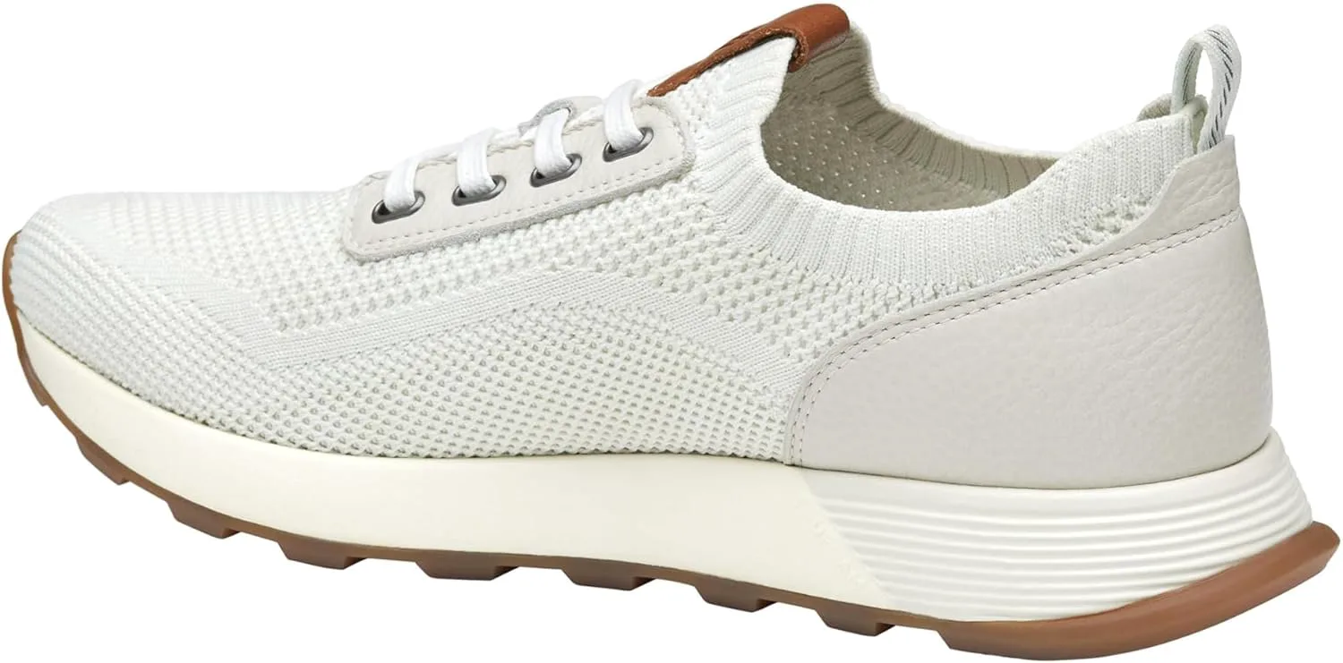 Мужские кроссовки Johnston & Murphy Kinnon Knit Jogger, от белого — фото 3