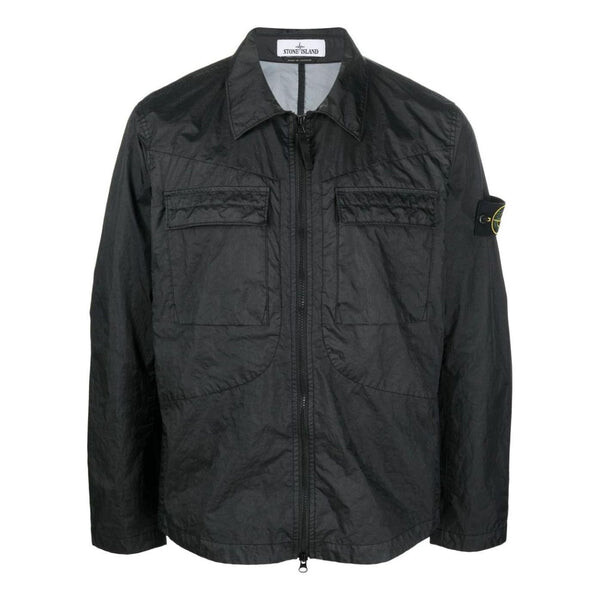 

Куртка membrana 3l tc overshirt 'black' Stone Island, черный