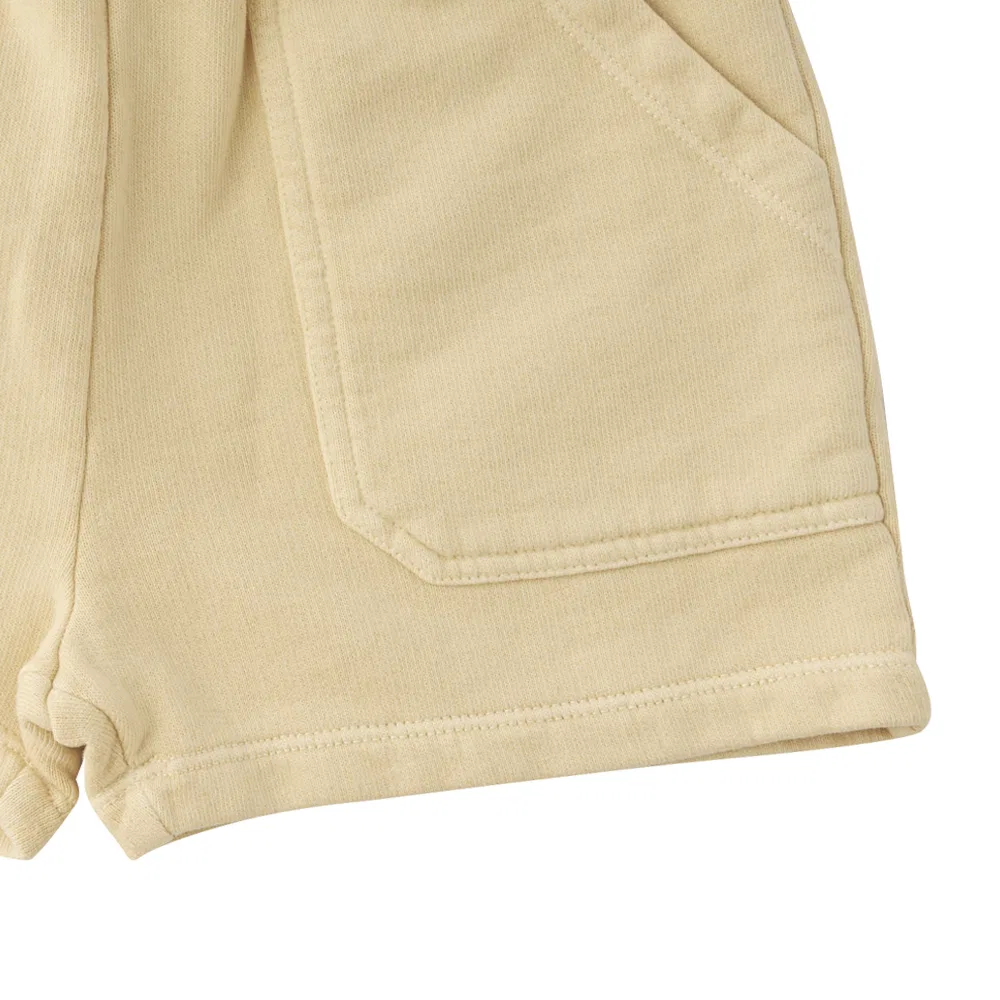 Детские неоновые шорты кремового цвета от Bonton — фото 4