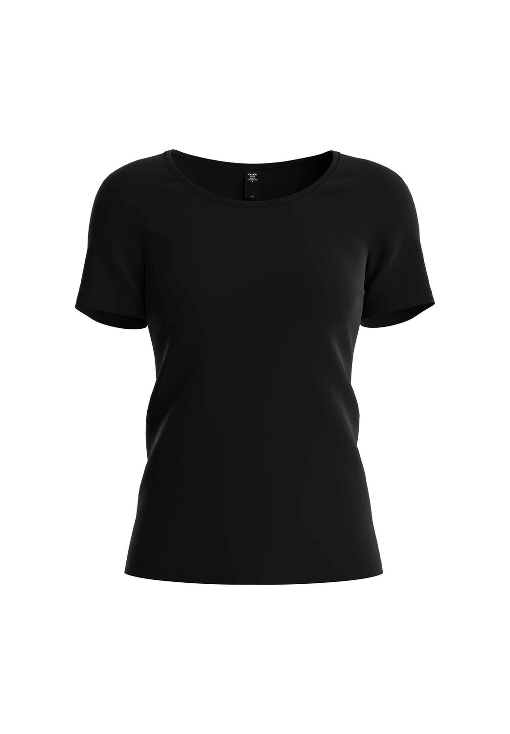 

Женская футболка с круглым вырезом Natural Comfort CALIDA, цвет Schwarz Xxs