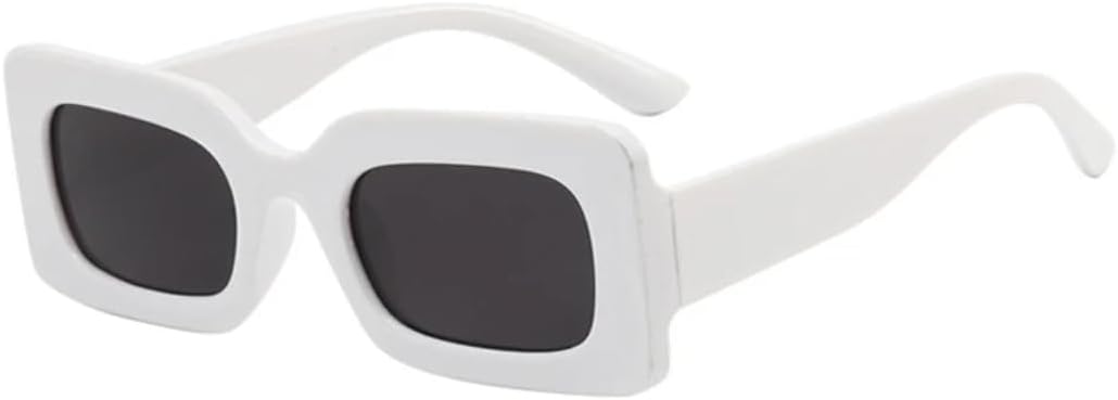 

Солнцезащитные очки с защитой UV400 | Компактная легкая оправа, цветные линзы | Для женщин и мужчин, для занятий спортом на открытом воздухе и вождения DSVIGF, White Grey