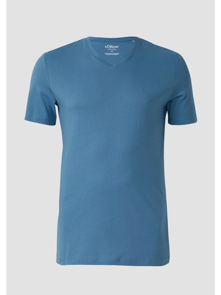 

s.Oliver Футболка цвета 6244_легкий бензин, Хаки, s.Oliver Футболка цвета 6244_легкий бензин