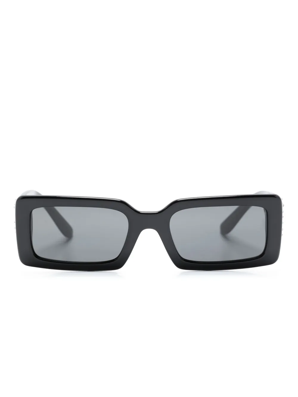 

Солнцезащитные очки в прямоугольной оправе с логотипом Dolce & Gabbana Eyewear, черный