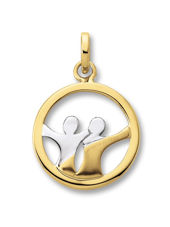 

ONE ELEMENT Кулон со знаком зодиака Близнецы из желтого золота 333 пробы