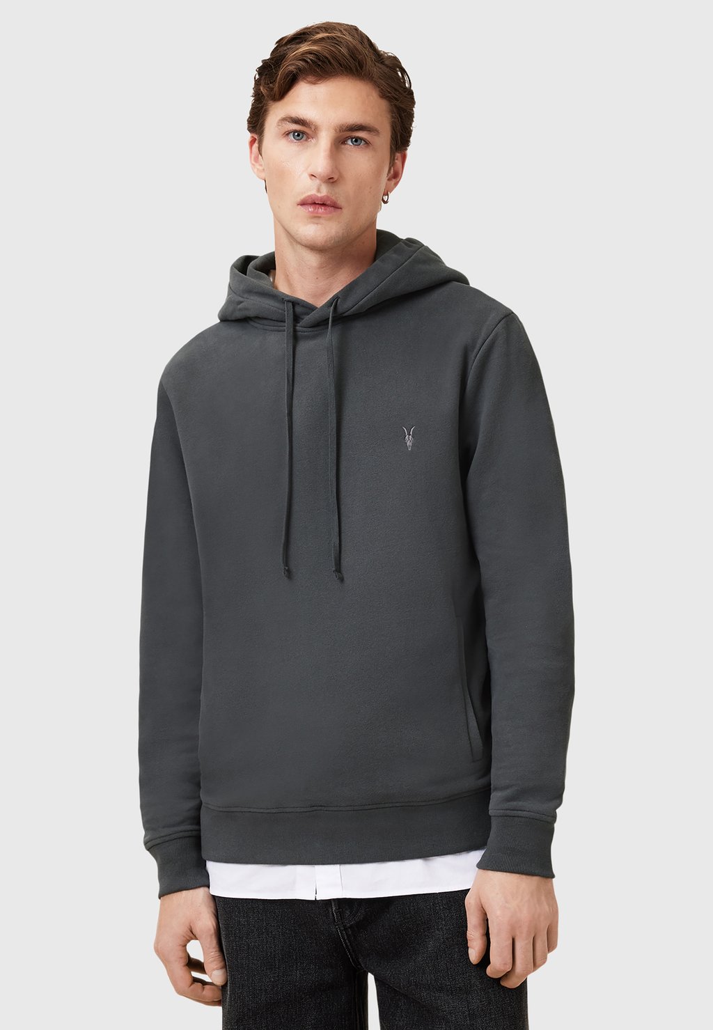 

Толстовка RAVEN OTH - Hoodie AllSaints, серый
