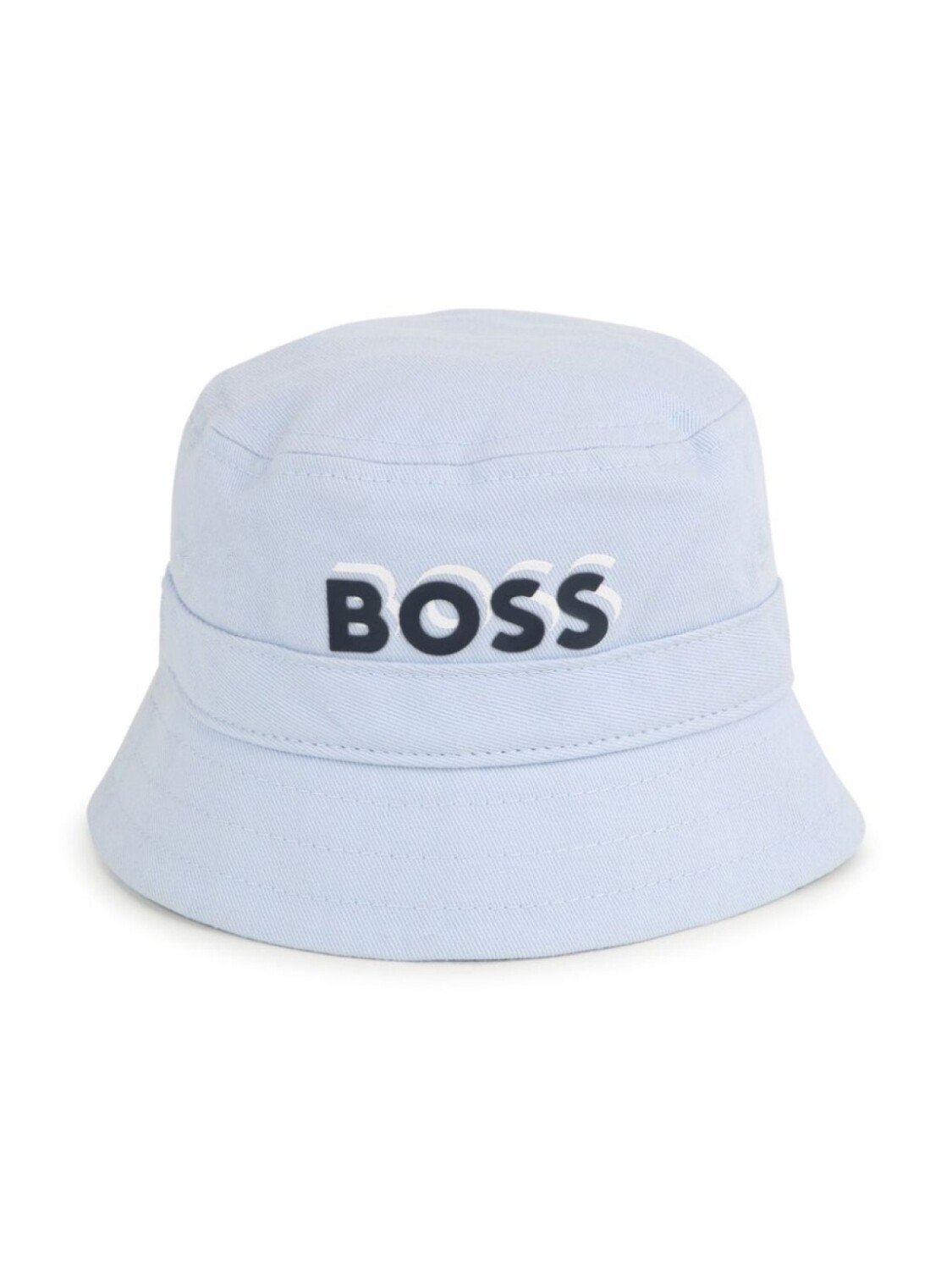 

BOSS Kidswear панама с логотипом, синий