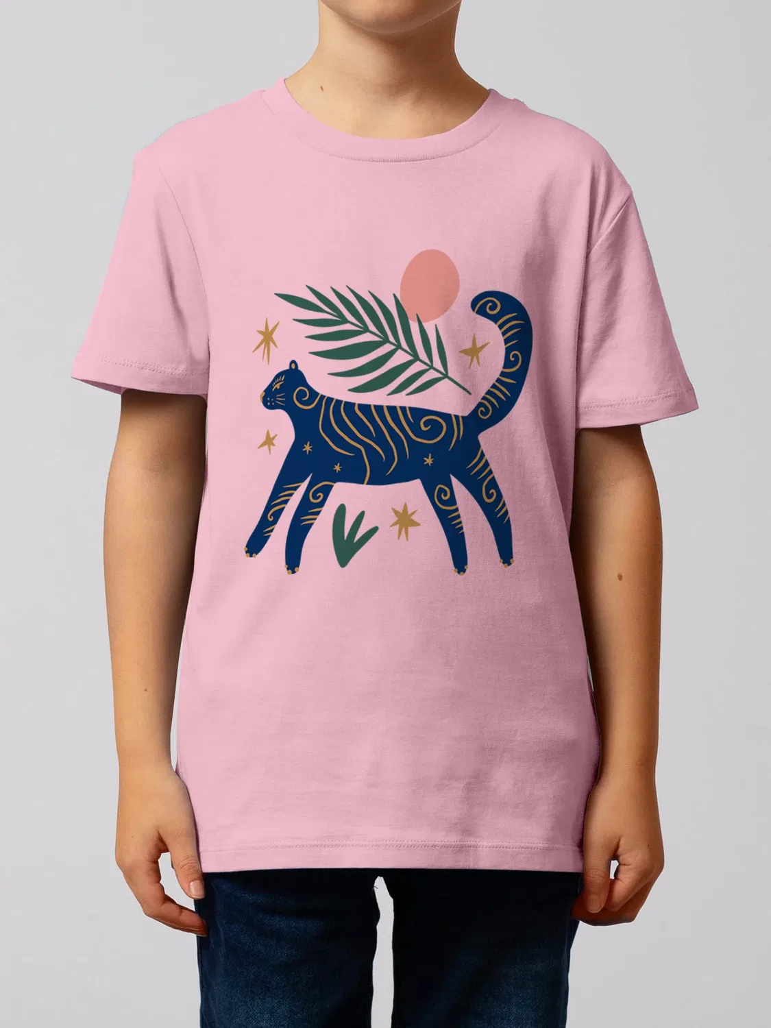 Футболка из органического хлопка Wat? Apparel, розовый