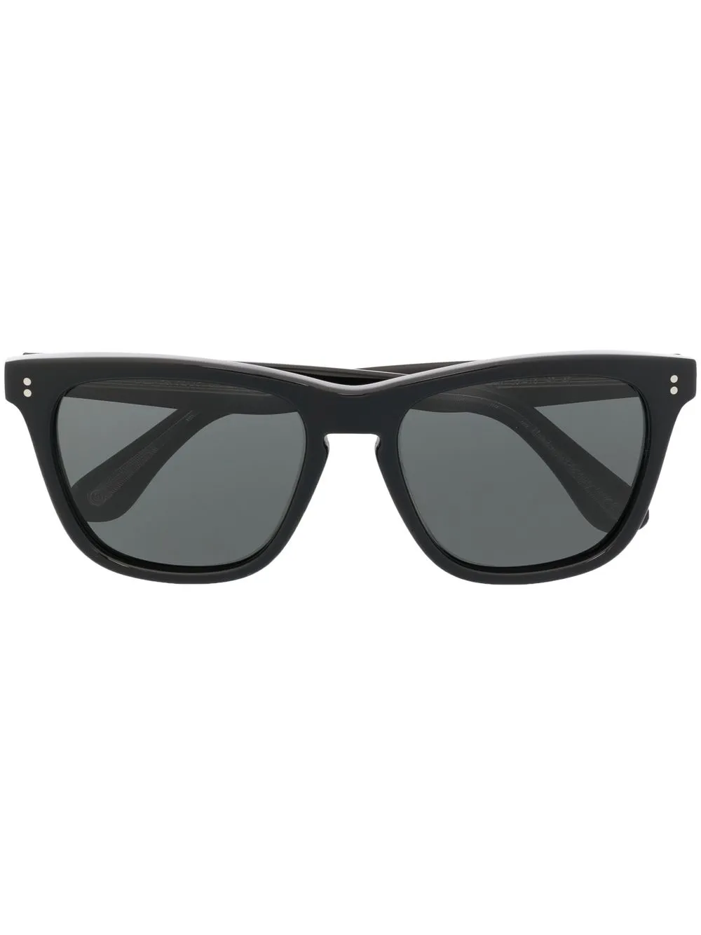

Солнцезащитные очки в квадратной оправе Oliver Peoples, черный